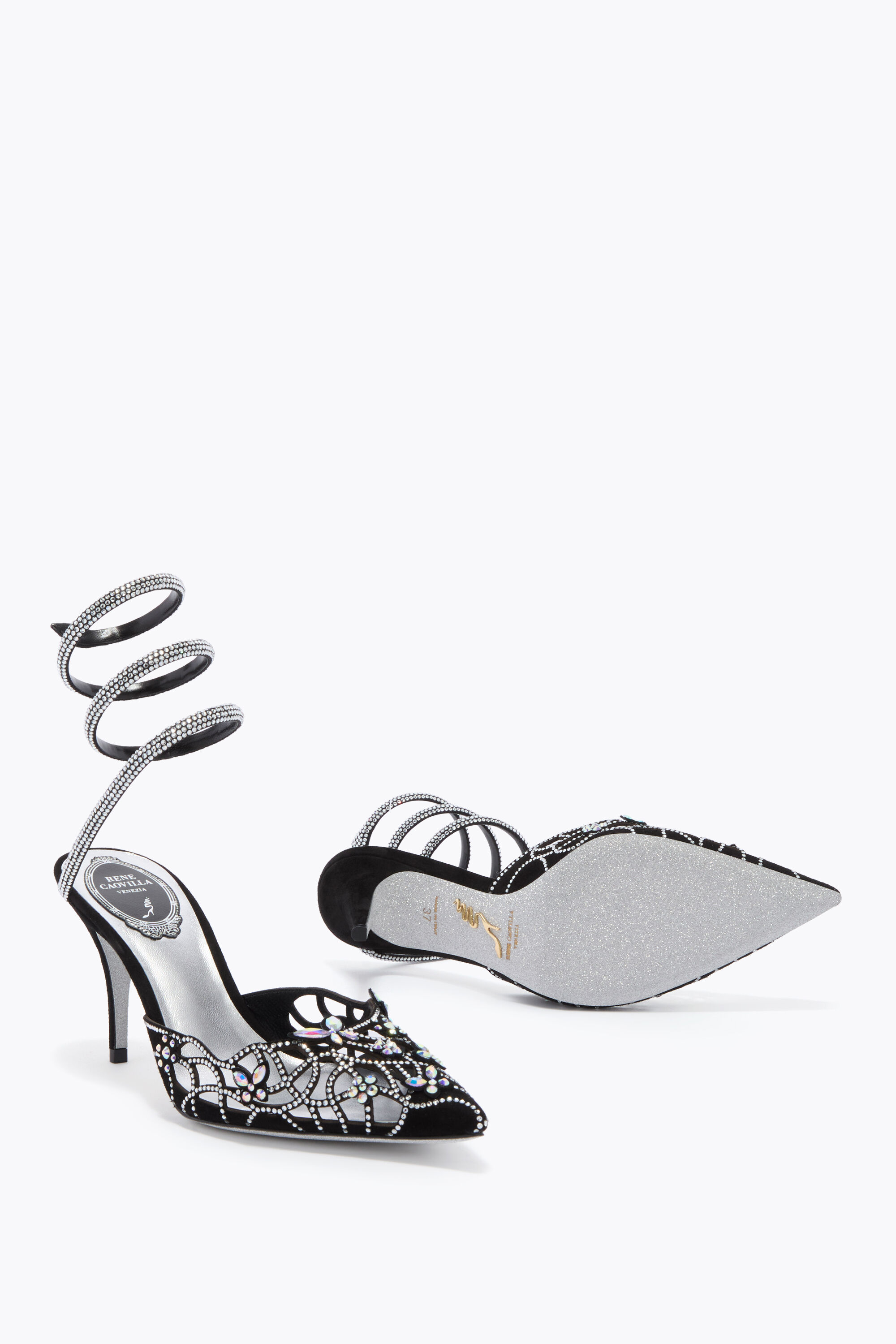 Jeweled pumps: crystals, gems and more | Rene Caovilla®