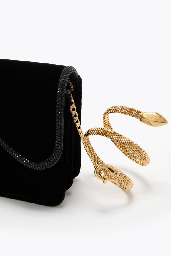 ONDA BLACK VELVET CLUTCH ONDA BLACK VELVET CLUTCH