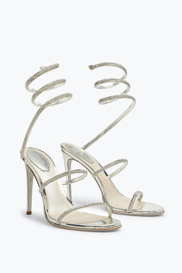 Cleo Crystal Silver Sandal 105 Cleo Crystal Silver Sandal 105