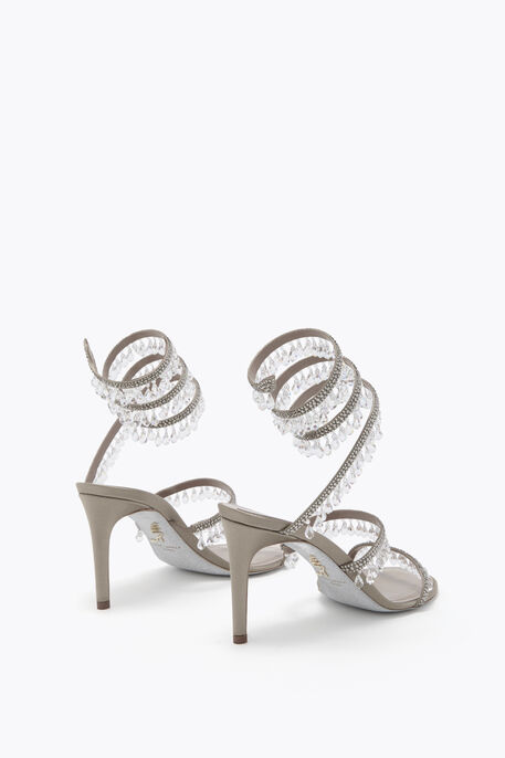 CHANDELIER DOVE GREY SANDAL 80