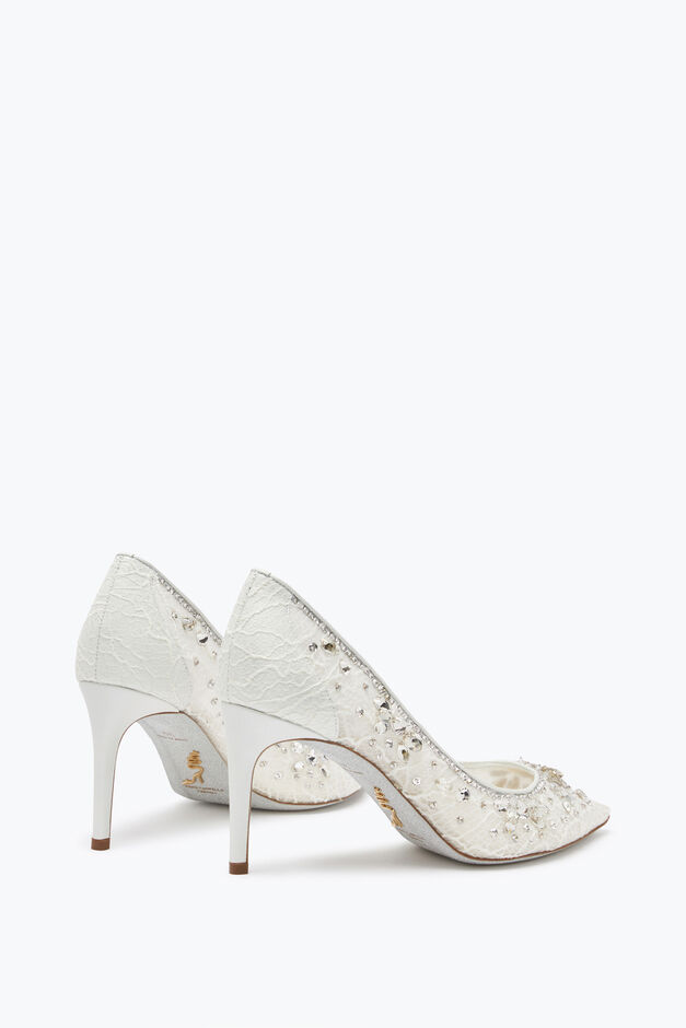 Cinderella Crystal White Pump 80 Cinderella Crystal White Pump 80