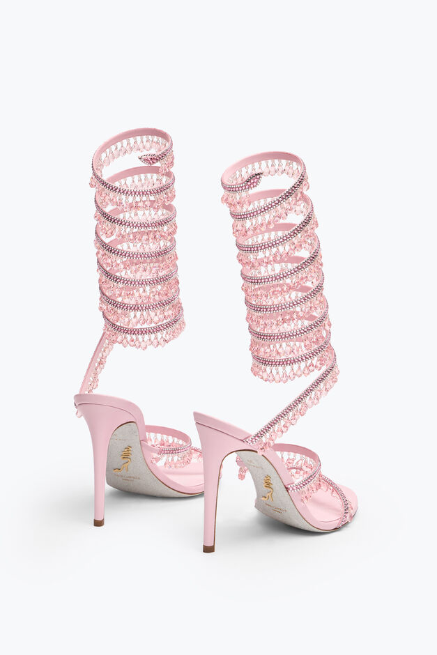 SUPER CHANDELIER POWDER PINK SANDAL 105