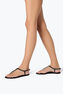 DIANA BLACK SANDAL WITH PEARLS 10