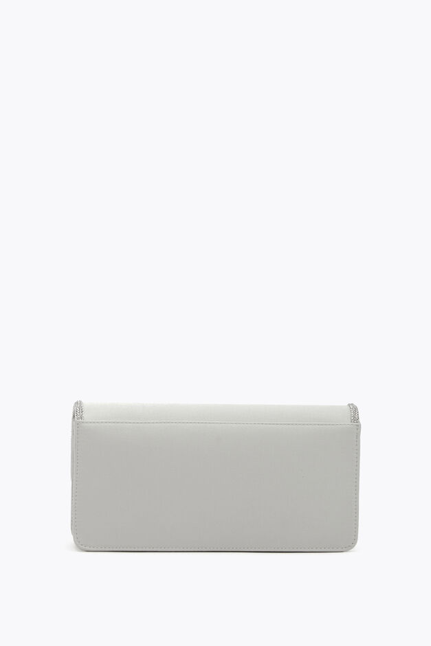 BORSE GREY SATIN/C.SILVER SHADE STRASS - CAOVILLA BAGS