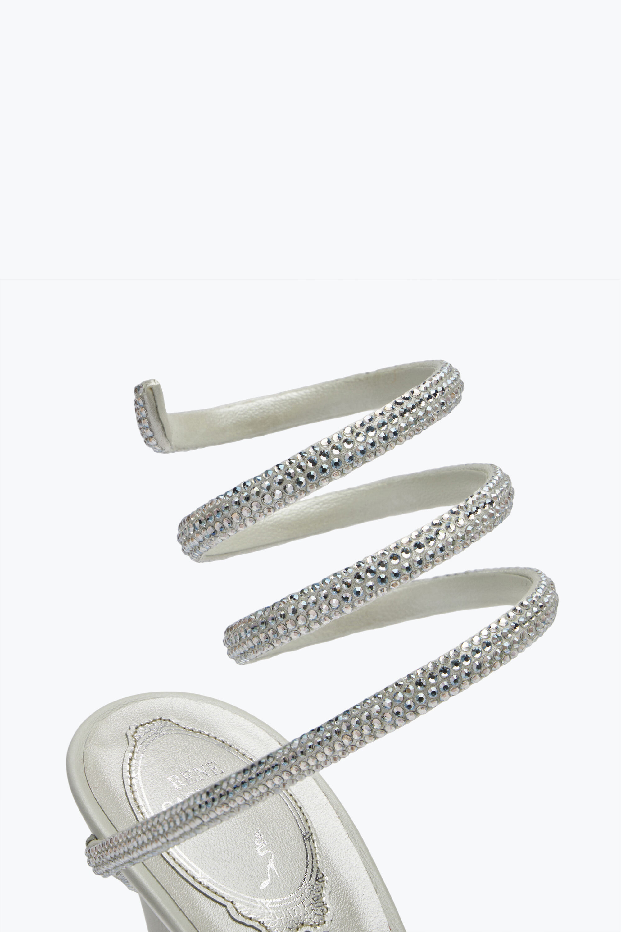 Jeweled Margot Crystal Ivory Sandal 105 | Rene Caovilla®