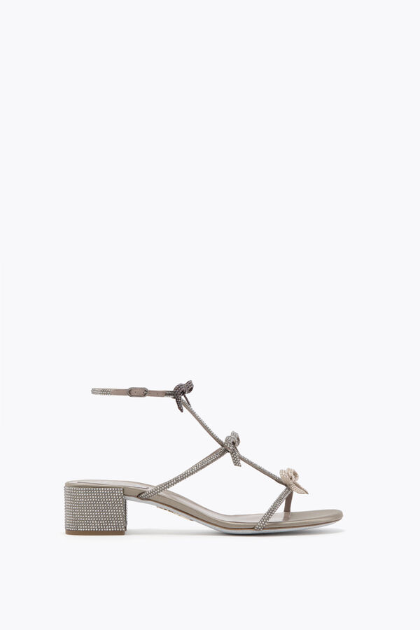 CATHERINA FOG SATIN/BLK DIAMON-G.SHADOW-JET S SANDAL
