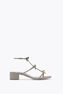 CATHERINA FOG SATIN/BLK DIAMON-G.SHADOW-JET S SANDAL