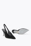 JINNY BLACK NET-TULLE/JET STRASS SLINGBACK