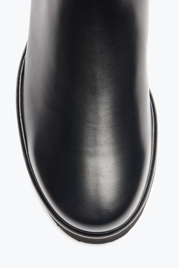 Juniper Black And Silver Biker Boot 45