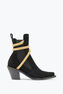 Cleo Black And Gold Ankle Boot 65