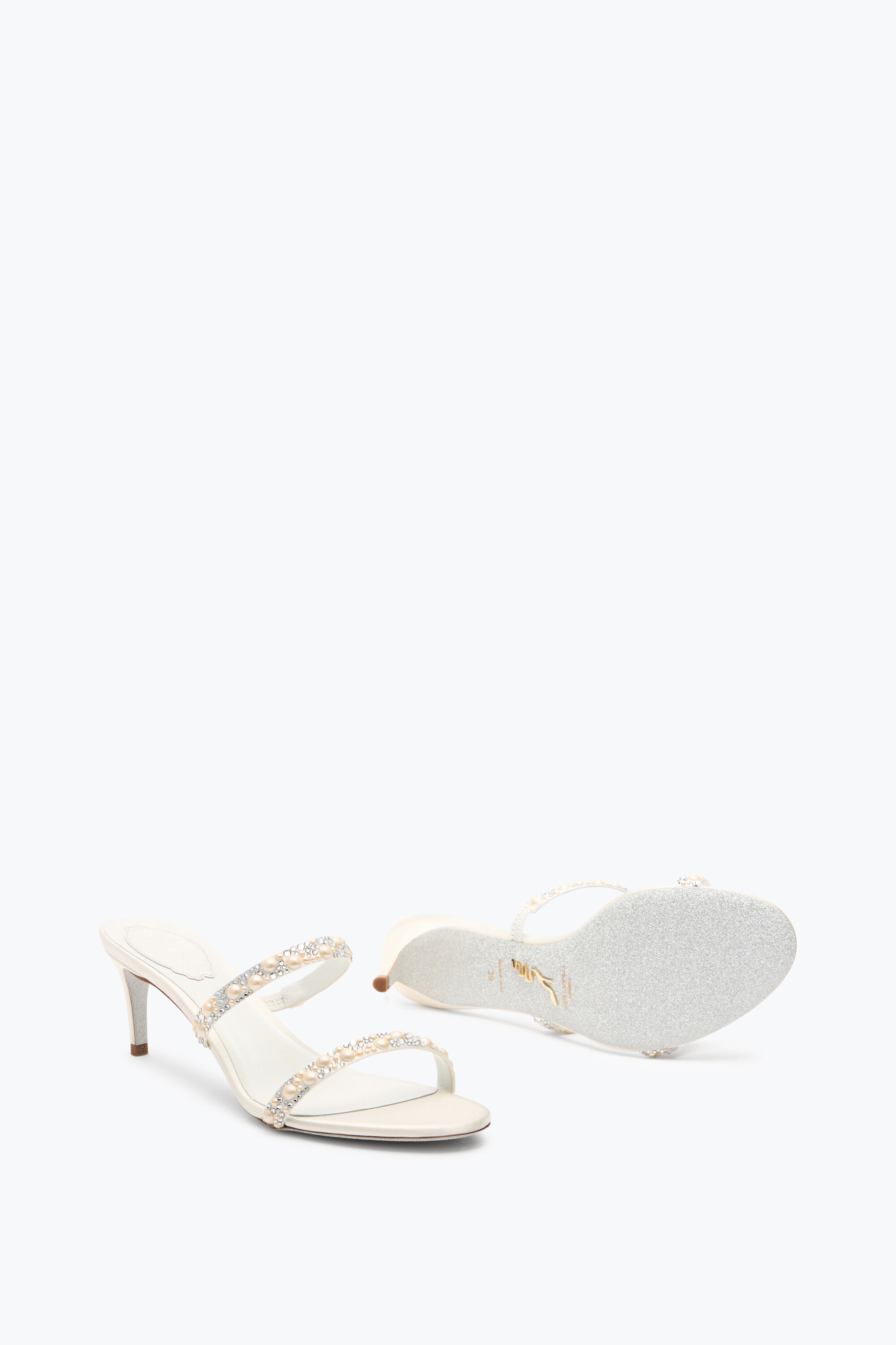 Jeweled mules with high, medium or low heel | Caovilla®