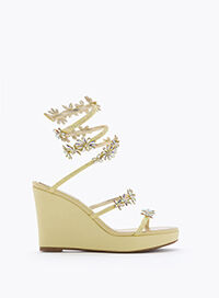 KASSIE YELLOW WEDGE SANDAL 105