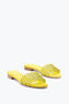 Ginger Yellow  Slider Sandal 10