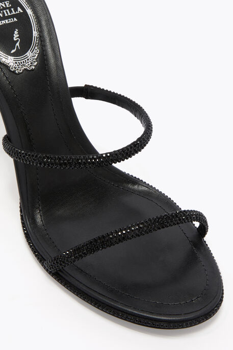 CLEO BLACK SANDAL 80