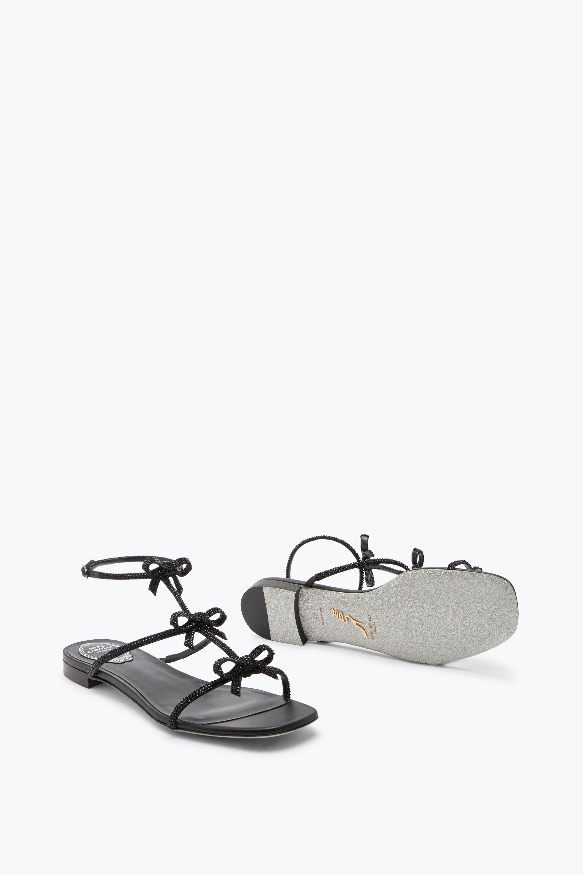 Rene❤︎新品❤︎36サイズ Jeweled Eden Nude Thong Sandal 10 | Rene Caovilla®