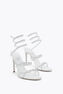 BRAID CLEO IVORY SATIN/CRYSTAL STRASS SANDAL