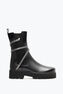 Juniper Black And Silver Biker Boot 45