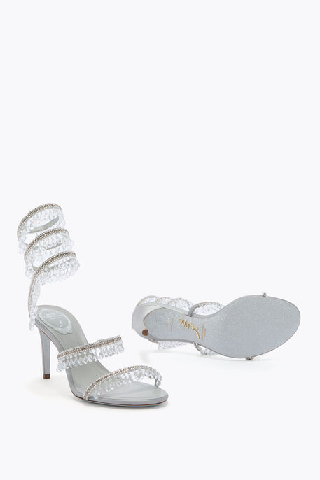 CHANDELIER SILVER SANDAL 80