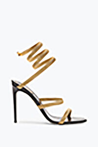 TRIGOLD CLEO BLACK-GOLD SANDAL 105