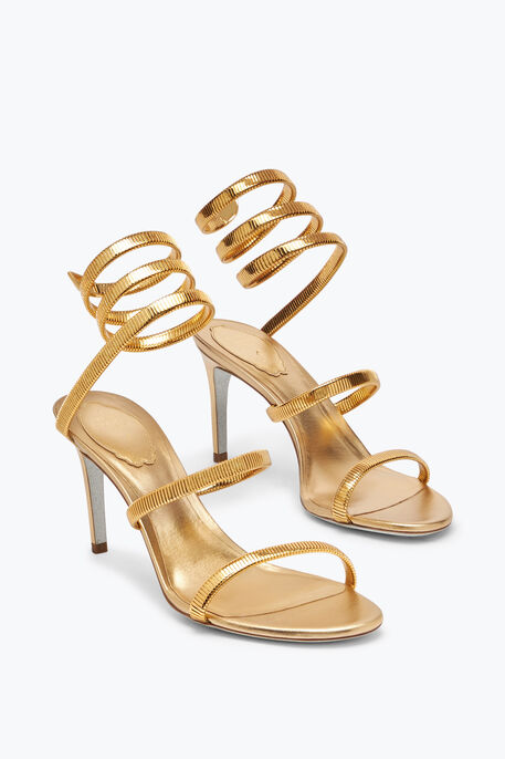 JUNIPER METALLIC GOLD SANDAL 80