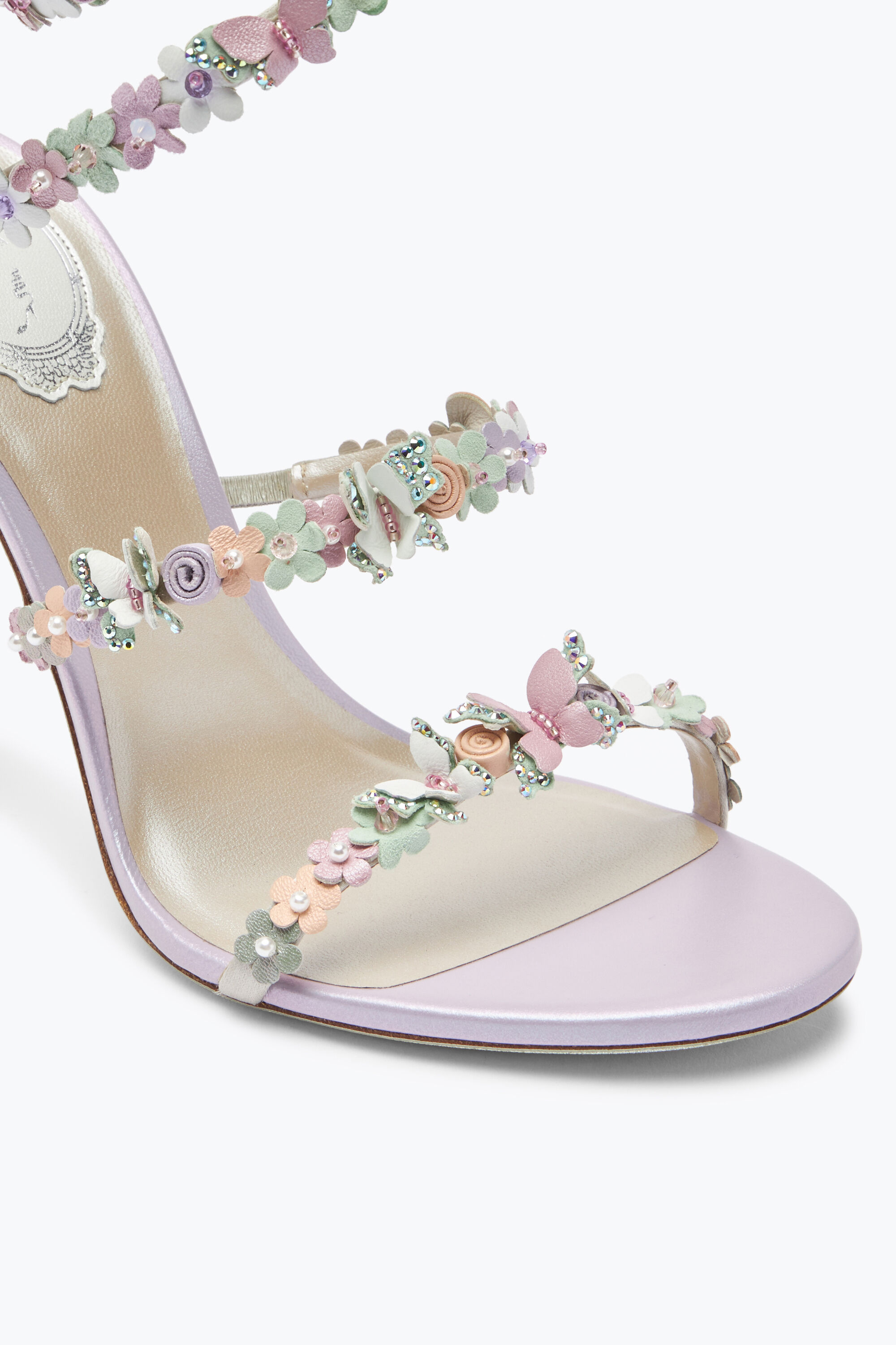 RENE CAOVILLA FLOWER SANDALS サンダル Jeweled Sandals With Flowers Bouquet | Rene Caovilla®