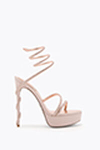 MARGOT BLUSH PINK PLATFORM SANDAL 130