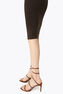 CLEO BROWN SATIN/SMOKED TOPAZ STRASS SANDAL