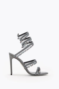 CHANDELIER GUNMETAL SANDAL 105