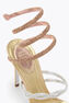 BRAID CLEO GOLD SATIN/AURUM-ROSE GOLD MULTI ST SANDAL