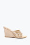 FULL TRIM POWDER PINK WEDGE SANDAL 80