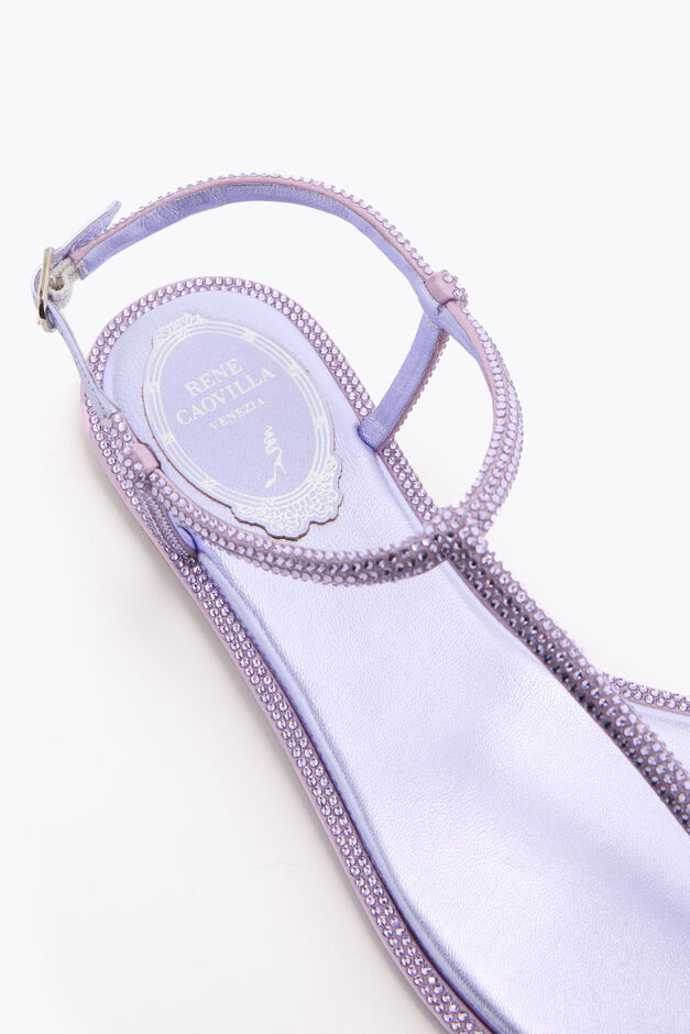 DIANA WISTERIA SANDAL WITH CRYSTALS 10