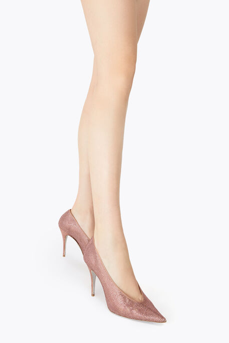 JINNY BLUSH PINK PUMP 100