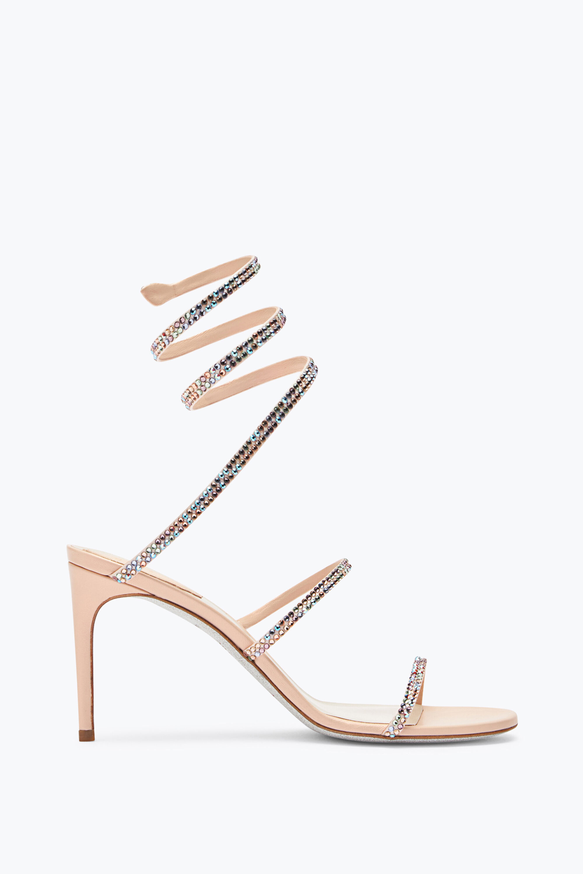 Jeweled Cleo Pink And Multicolor Sandal 80 | Rene Caovilla®