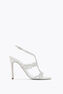 CLEO METALLIC IVORY SATIN/CRYSTAL STRASS SANDAL