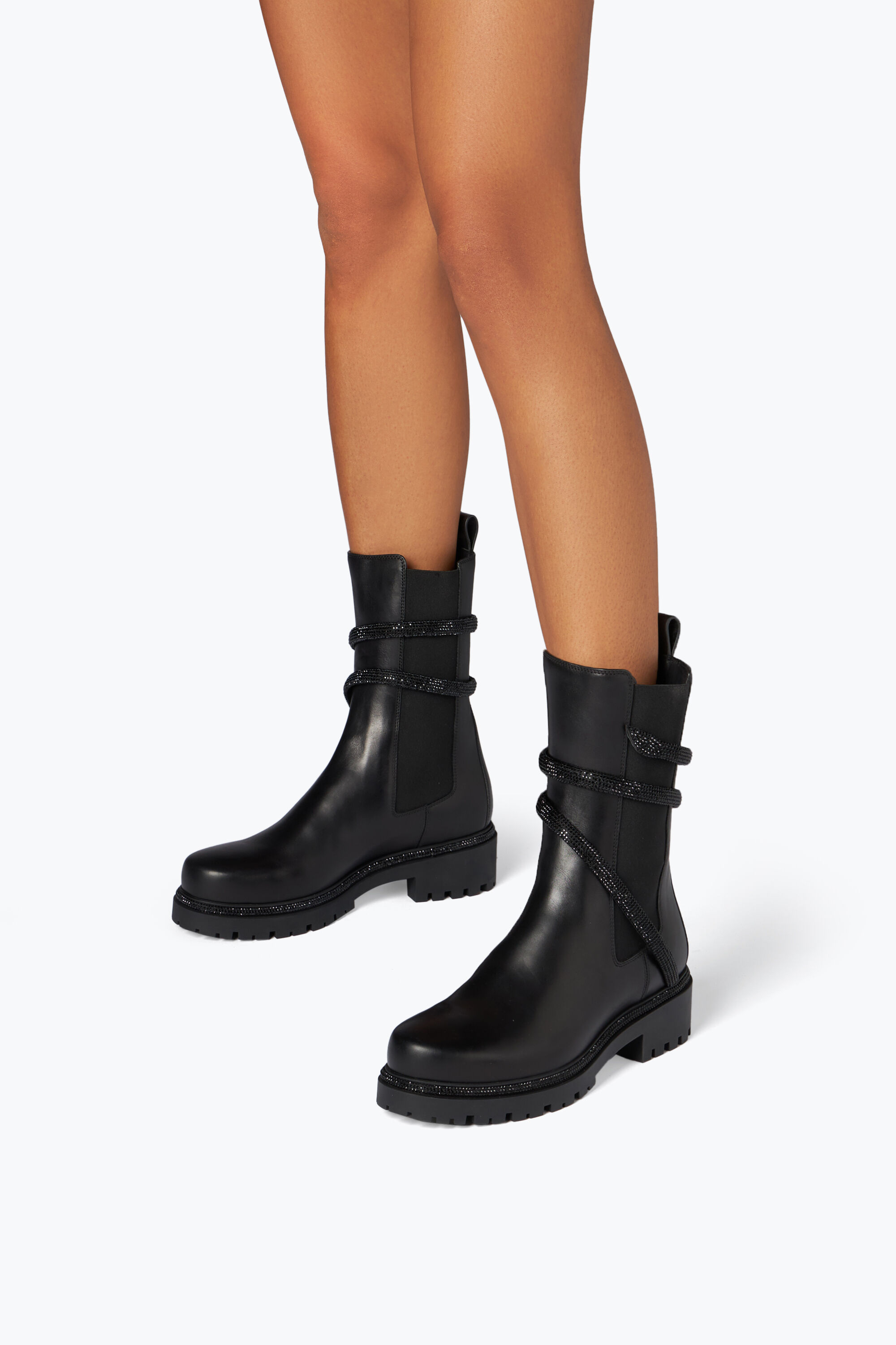 ロングブーツ RENE CAOVILLA BOOTS Women's Rene Caovilla Fabulous Pearl Swarovski Detail