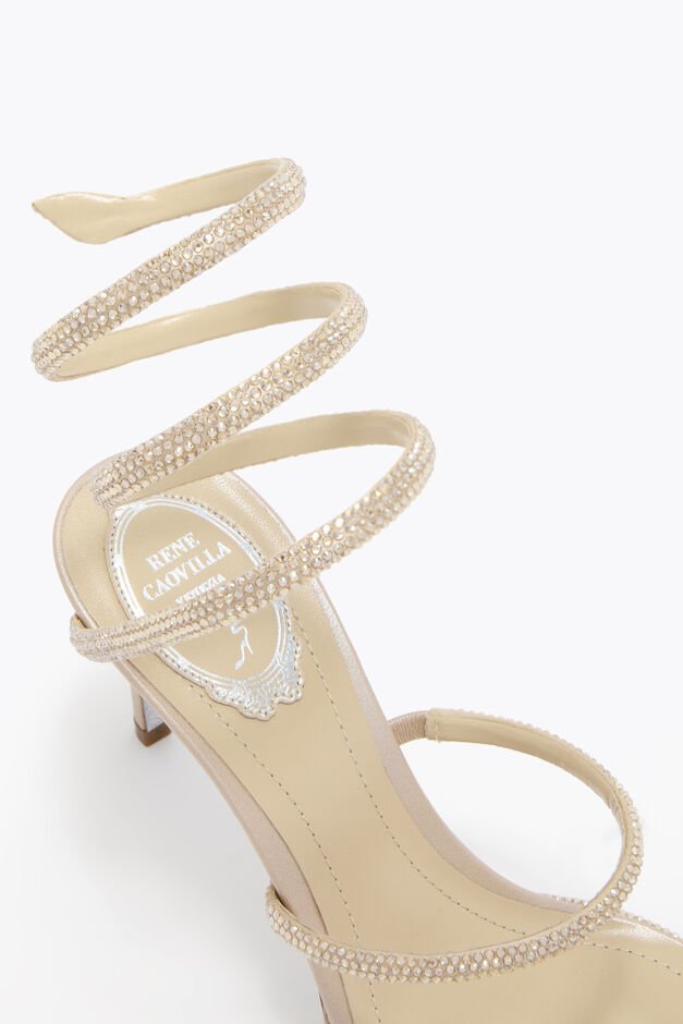 CLEO CHAMPAGNE SANDAL 80