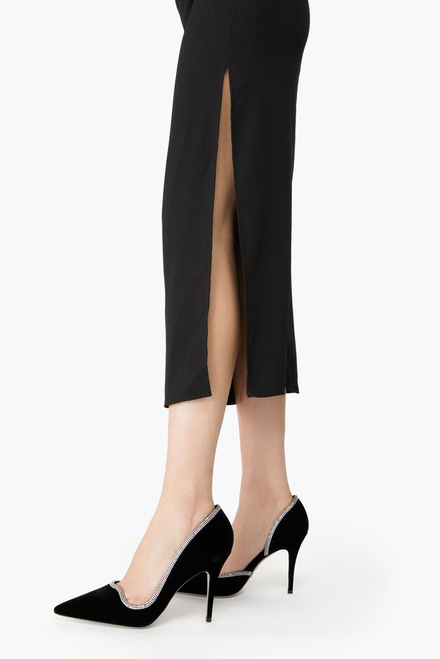 ONDA BLACK VELVET PUMP 100 ONDA BLACK VELVET PUMP 100