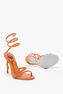 MARGOT ORANGE SATIN/LAVA STRASS SANDAL