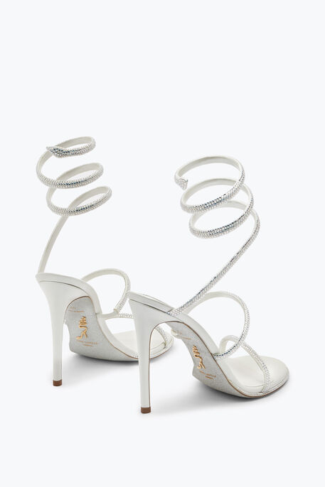 Cleo 105 Crystal Ivory Sandal
