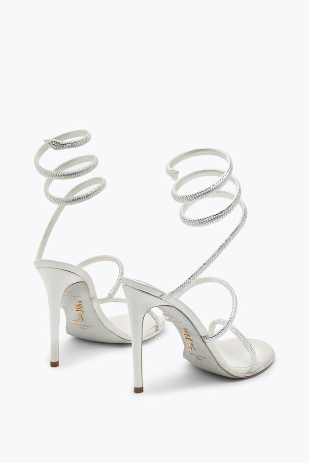 Cleo 105 Crystal Ivory Sandal