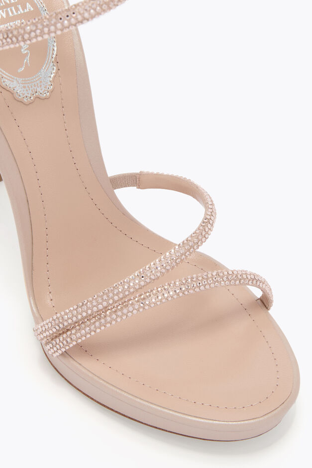 MARGOT NUDE PLATFORM SANDAL 120