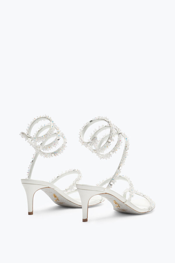 Cinderella White Sandal With Serpent 60