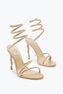 Margot Crystal Gold Sandal 105