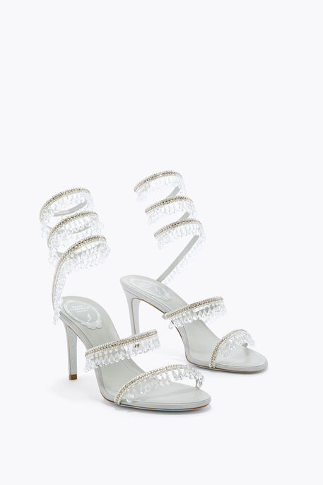 CHANDELIER SILVER SANDAL 80