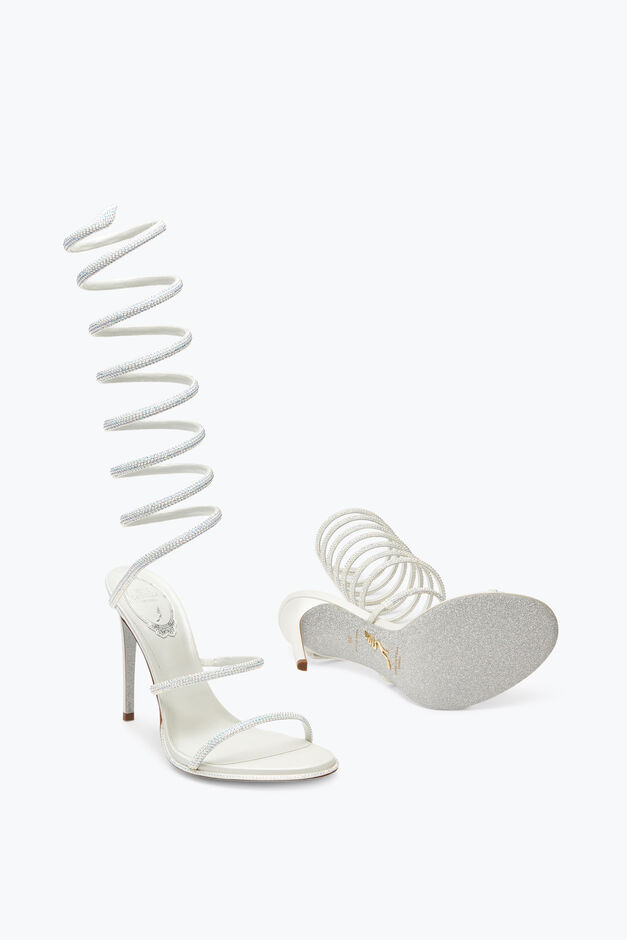 Super Cleo White Sandal 105