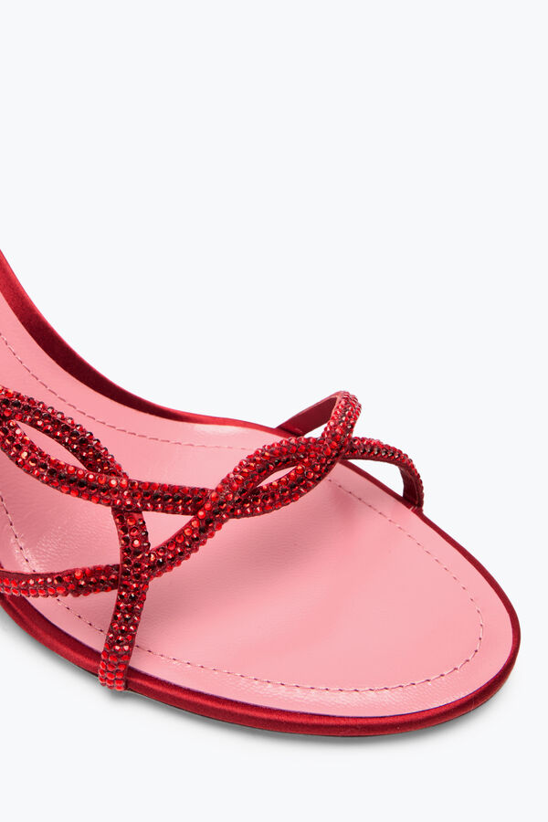BRAID RED SANDAL 80