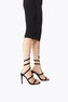 CLEO BLACK VELVET SANDAL