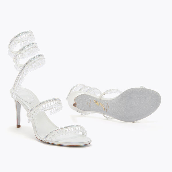 CHANDELIER WHITE SANDAL 80