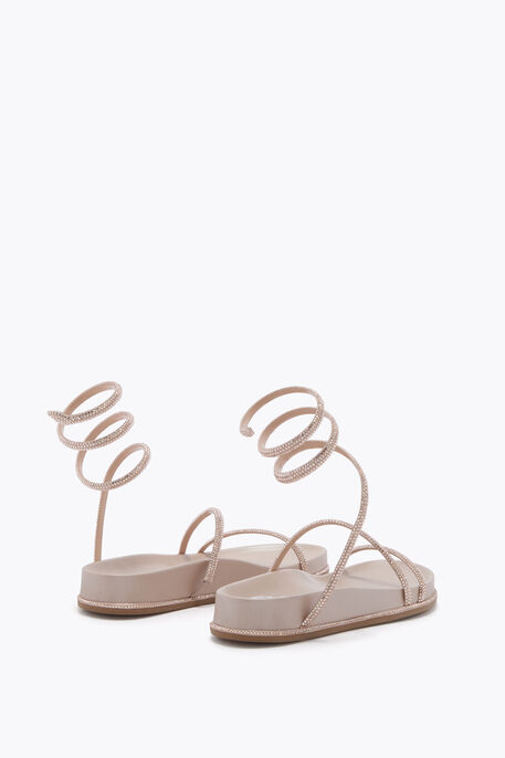 GISELE NUDE FLATFORM SANDAL 20