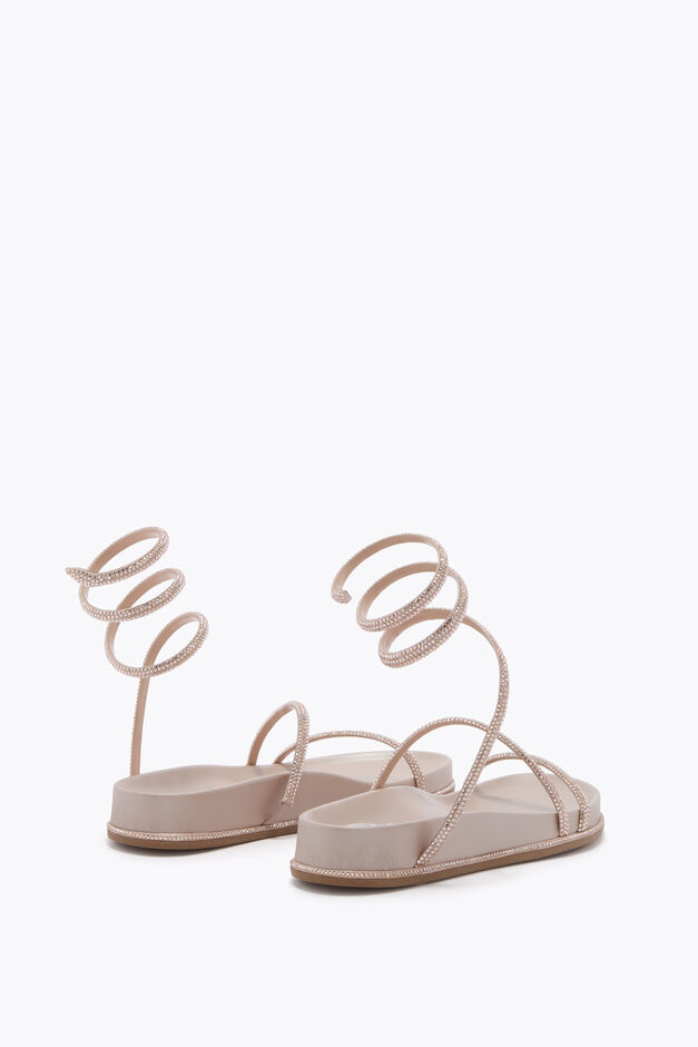 GISELE NUDE FLATFORM SANDAL 20
